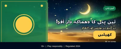 آج ہی لاگ ان کریں اور بونس پائیں